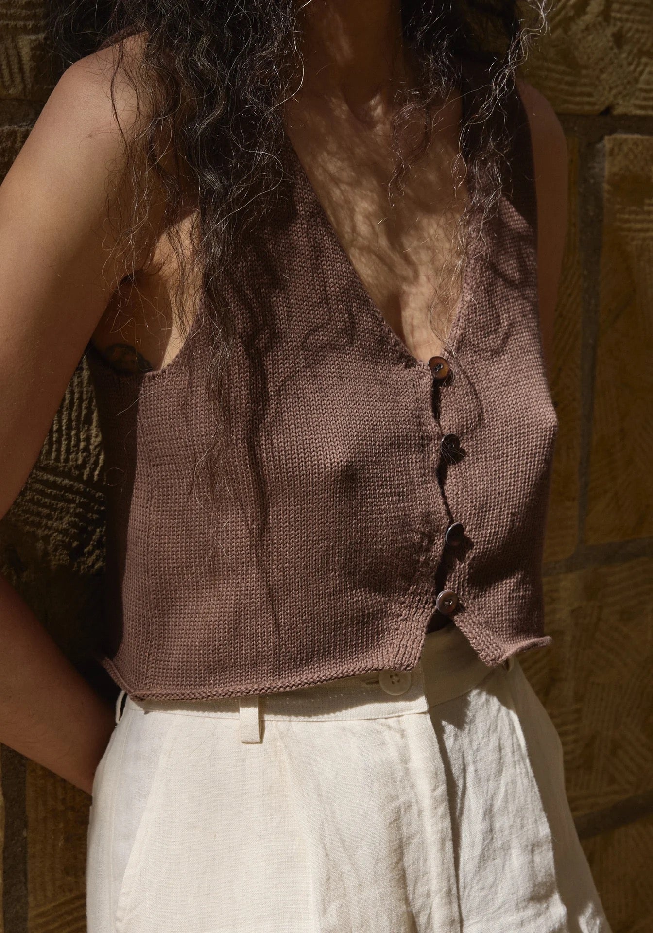 Clio Vest - Cocoa