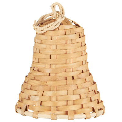 Bell - Braided Wood Chip Ornament