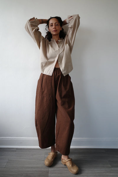 Studio Pant - Carob (Pre-Order)