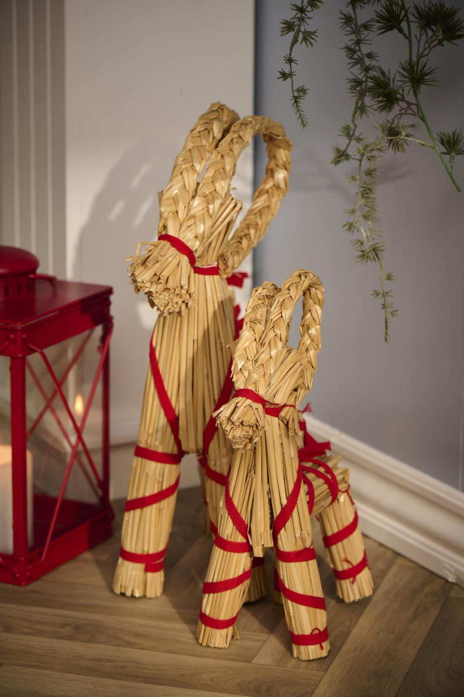 Straw Christmas Goat - Two Sizes