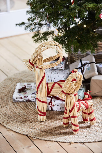 Straw Christmas Goat - Two Sizes