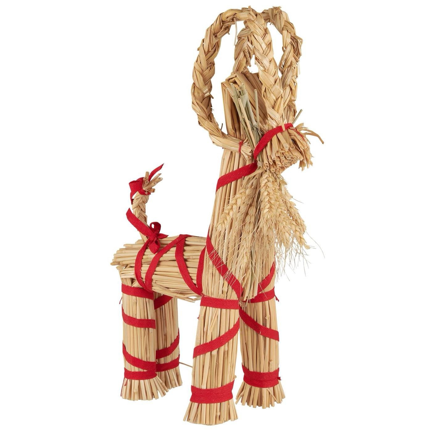 Straw Christmas Goat with Beard - Two Sizes