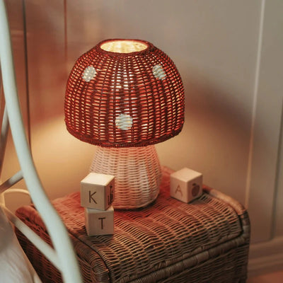 Toadstool Lamp - Red