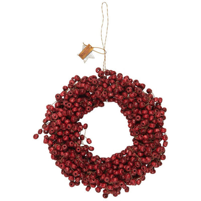 Wooden Bead Wreath