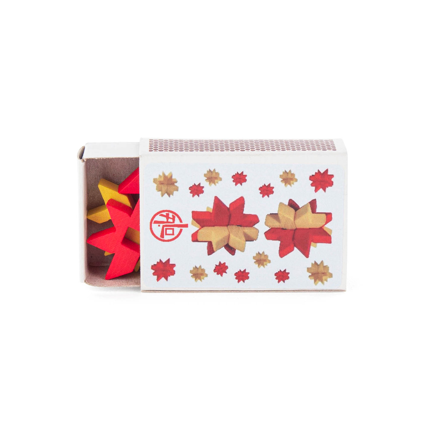 Wooden Matchbox - Stars