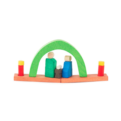 Wooden Matchbox - Christmas Arch