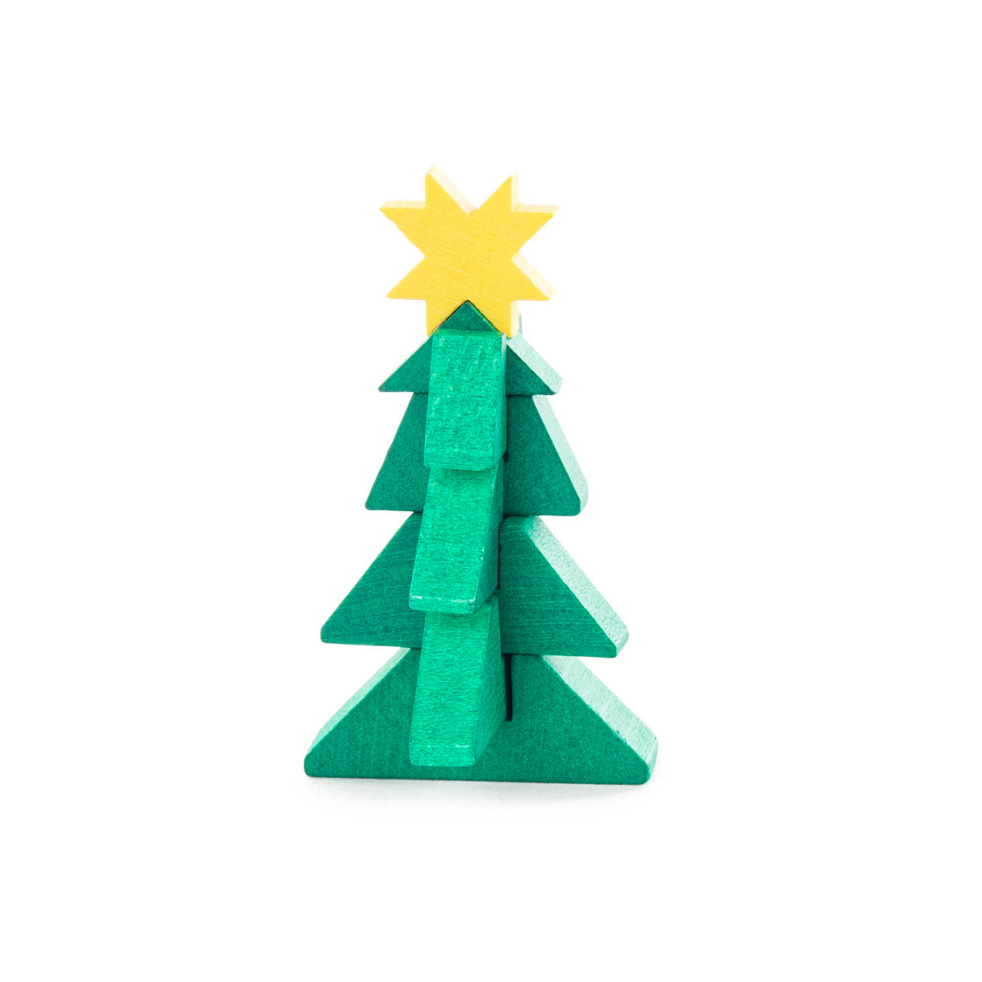Wooden Matchbox - Christmas Tree