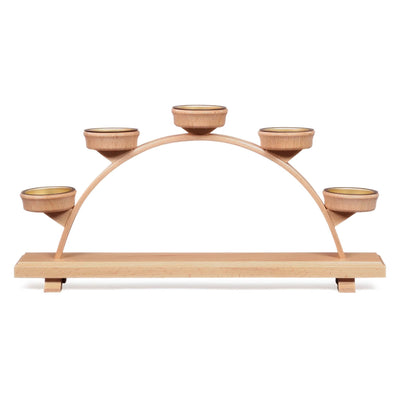 Wooden Candle Arc
