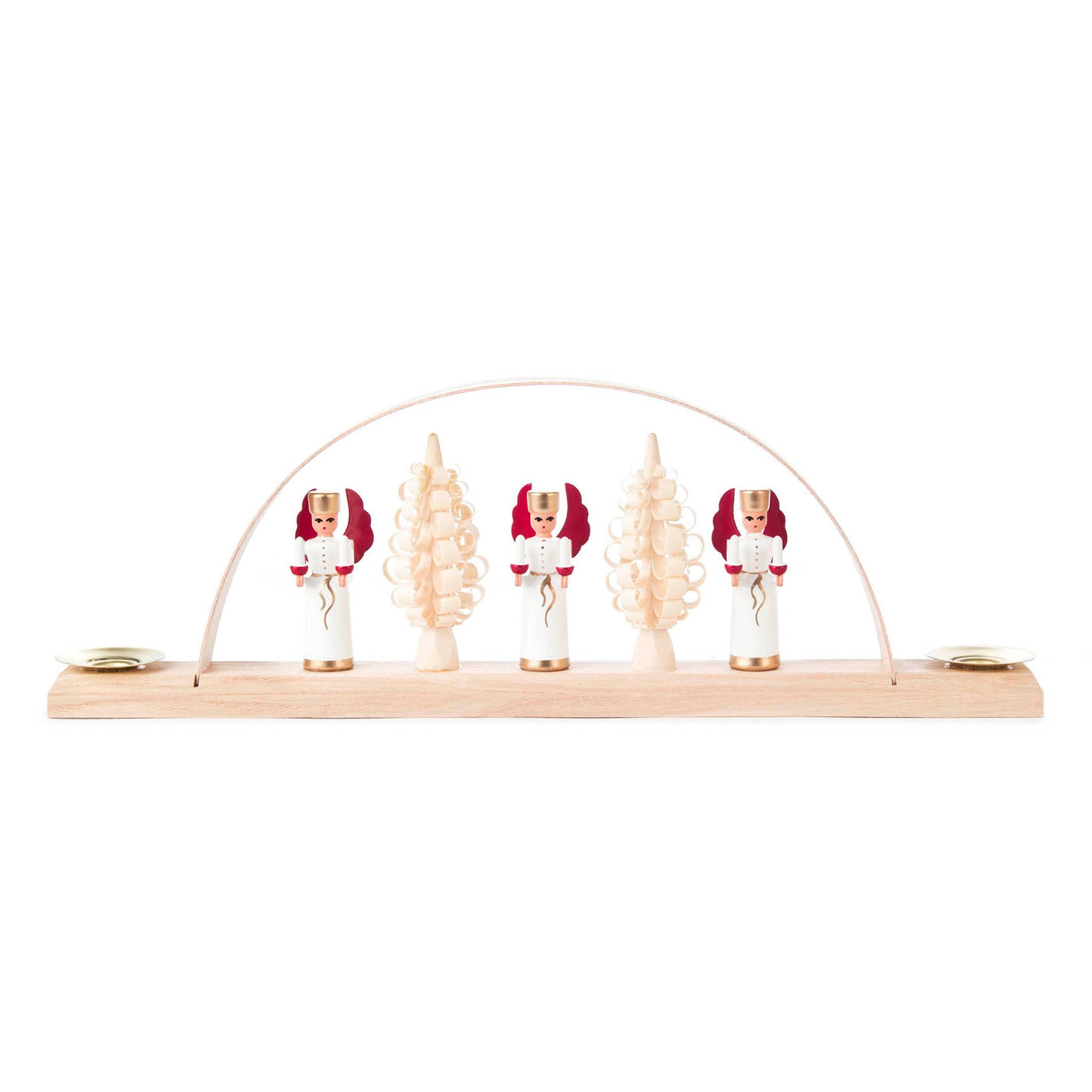 Wooden Candle Arc - Angels