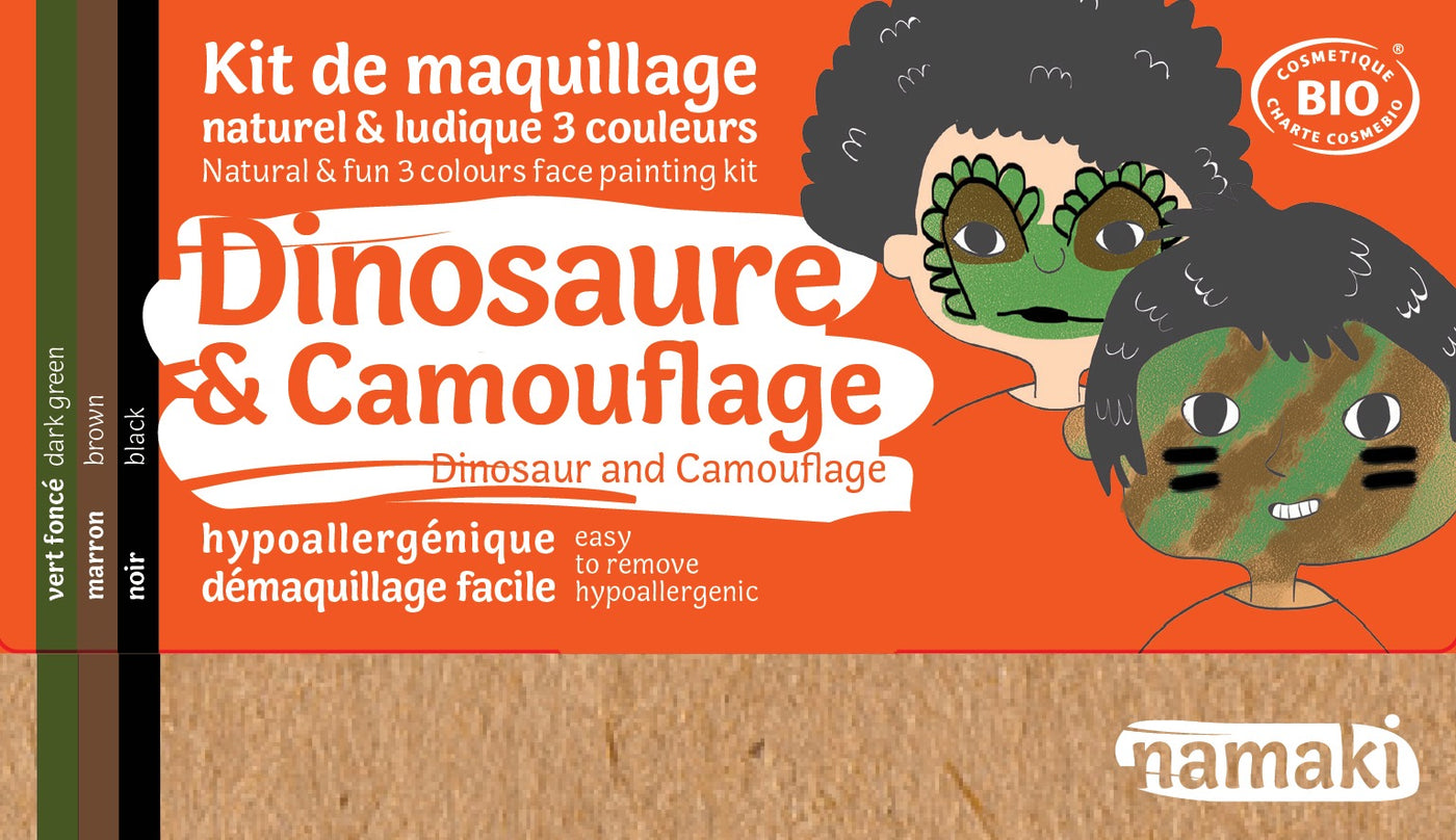 Kit de maquillage 3 couleurs Ninja et Super-héros