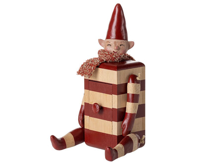 Elf with Drawer - Red