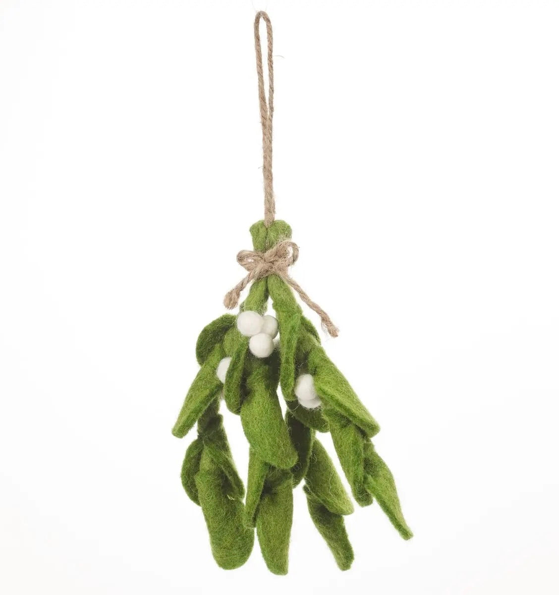 Handmade Felt Mistletoe Sprig