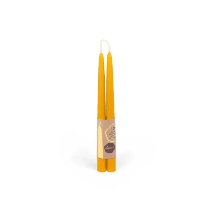 Beeswax Candles - Set of Two