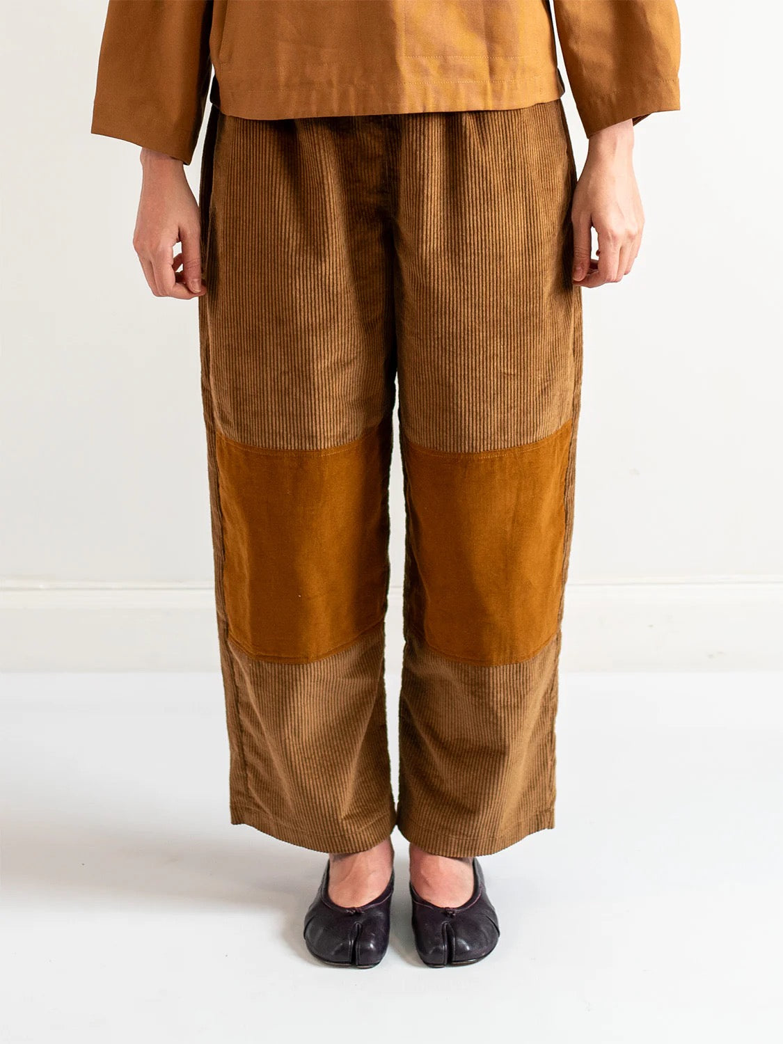Caramel Velvet Corduroy Pants
