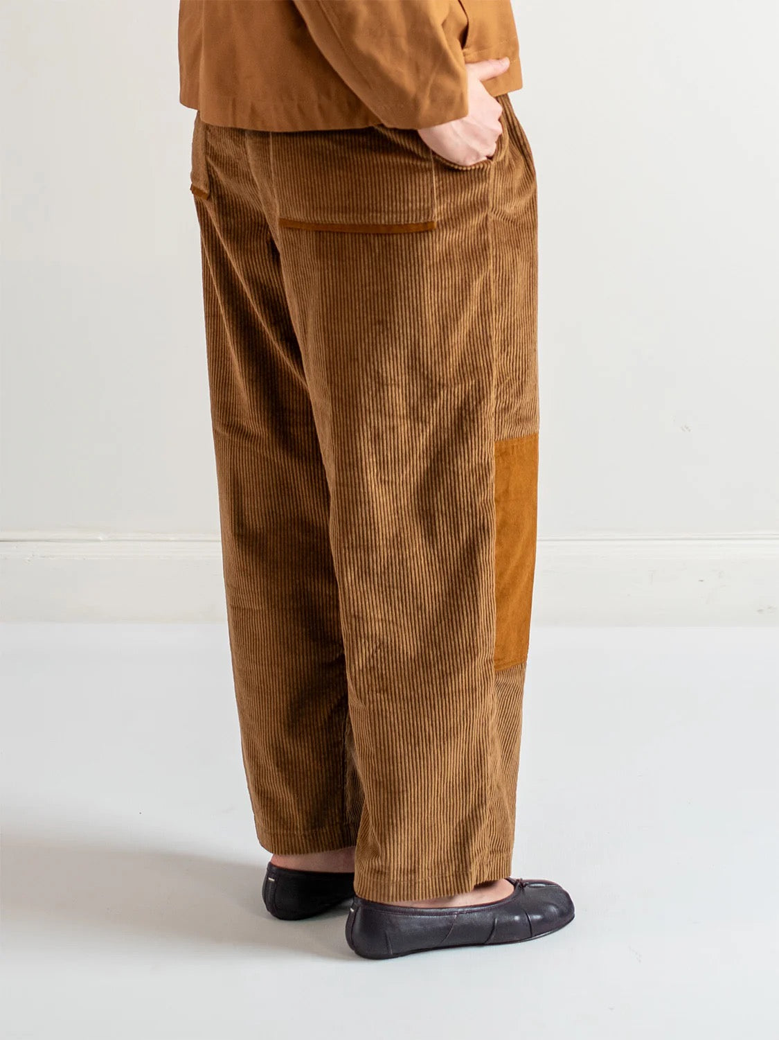 Caramel Velvet Corduroy Pants