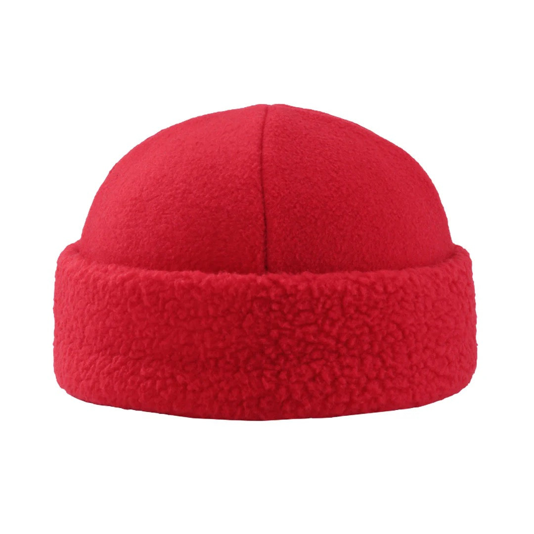 Sherpa Fleece Toque - Red