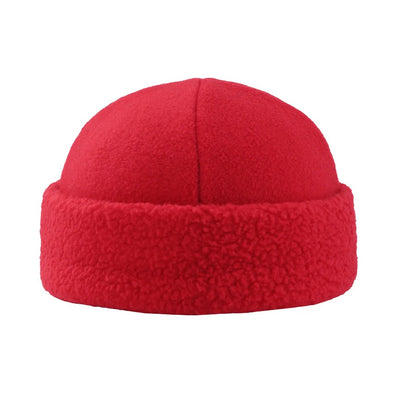 Sherpa Fleece Toque - Red