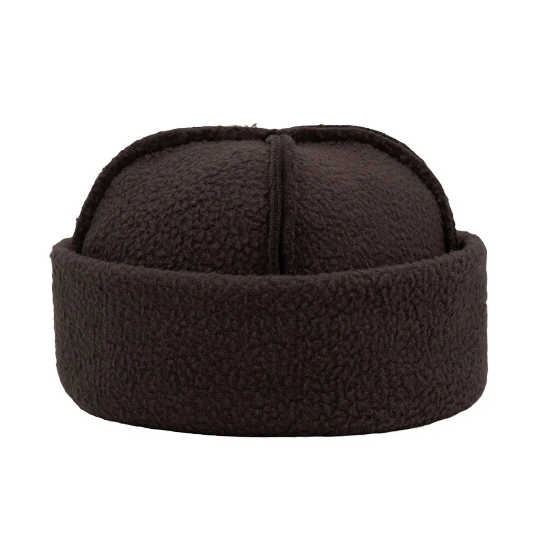 Sherpa Fleece Toque - Brown