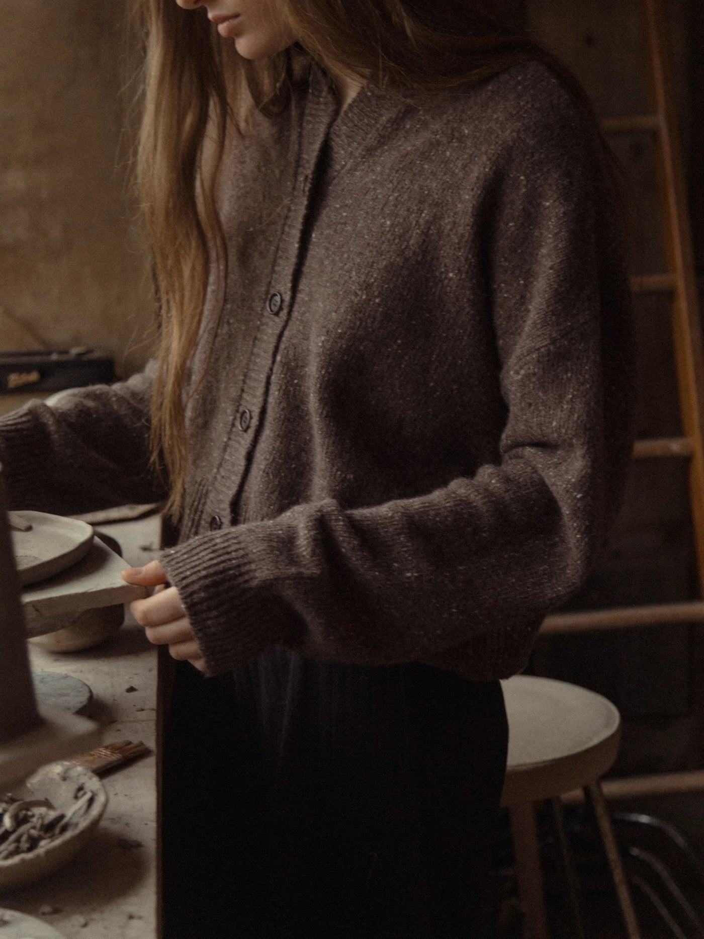 Giséle Cardigan - Sable