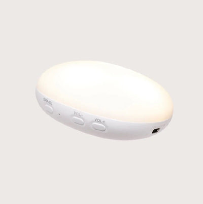 Moonie 2.0 Organic Humming Bear With Lamp - Sand