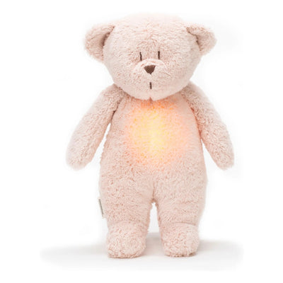 Moonie 2.0 Organic Humming Bear with Lamp - Rose