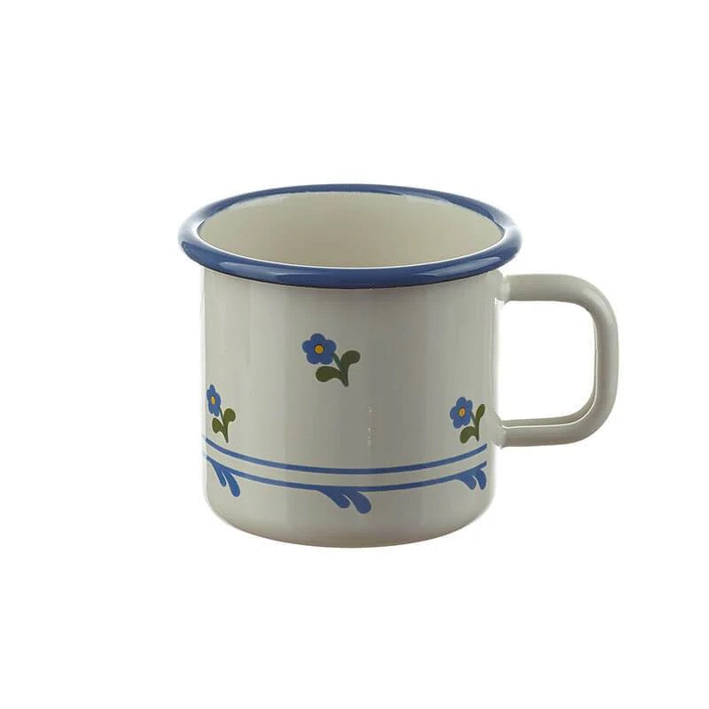 Floral Enamel Mug