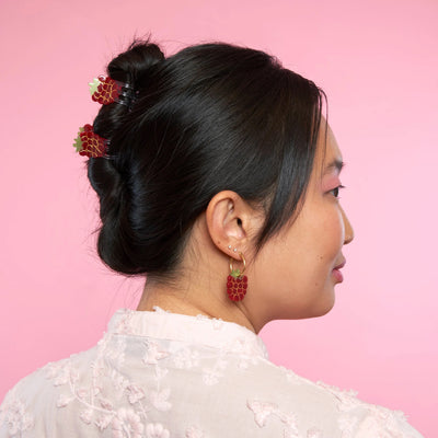Mini Raspberry Hair Claw