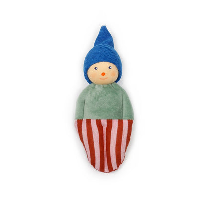 Hochet bébé en tissu éponge bio - Clown