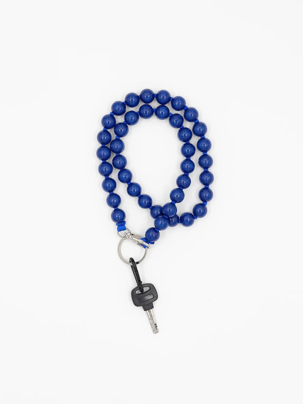 Big Perlen Long Keychain - Blue
