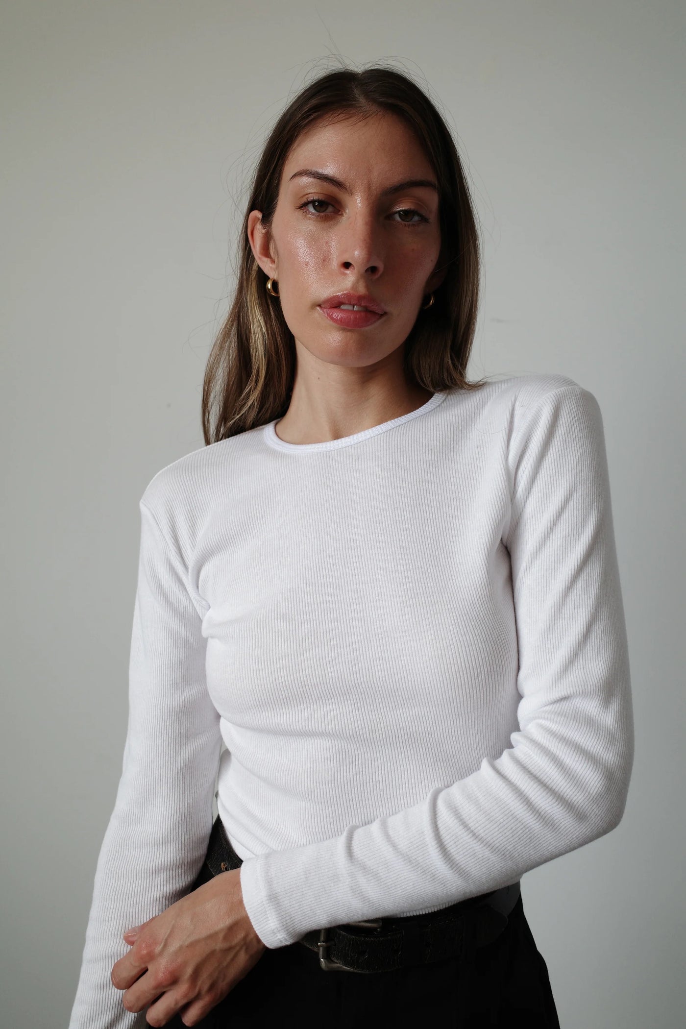 Ami Long Sleeve Tee - Salt