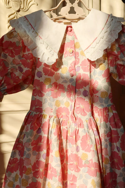 Coeur Collar Dress - Fleur Anglaise