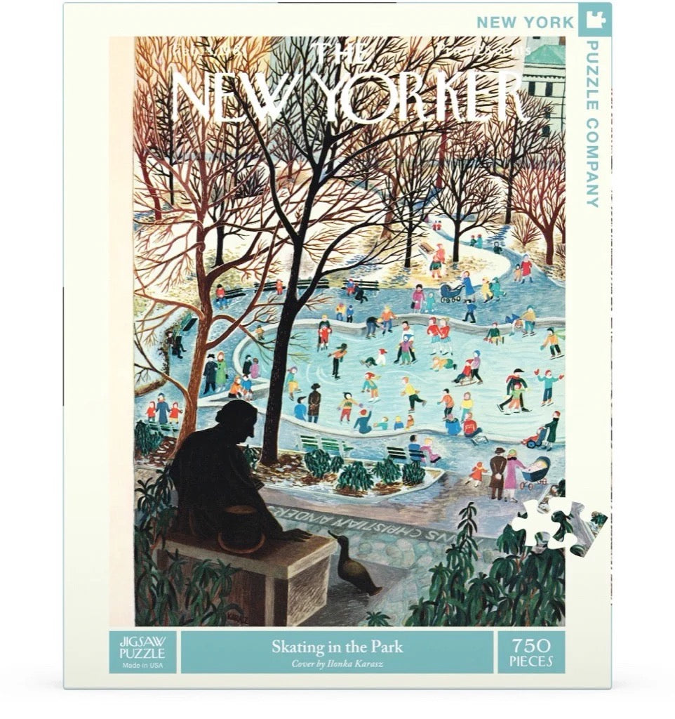 The New Yorker Puzzle - Skating in the Park