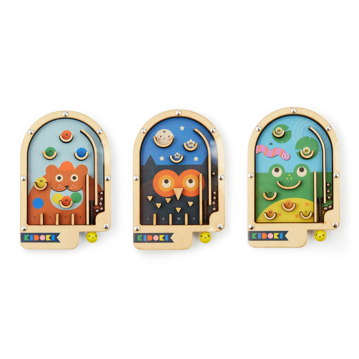 Kidoki Wooden Pinball - Assorted