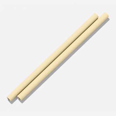 Silicone Straws, 2-Pack - Butter