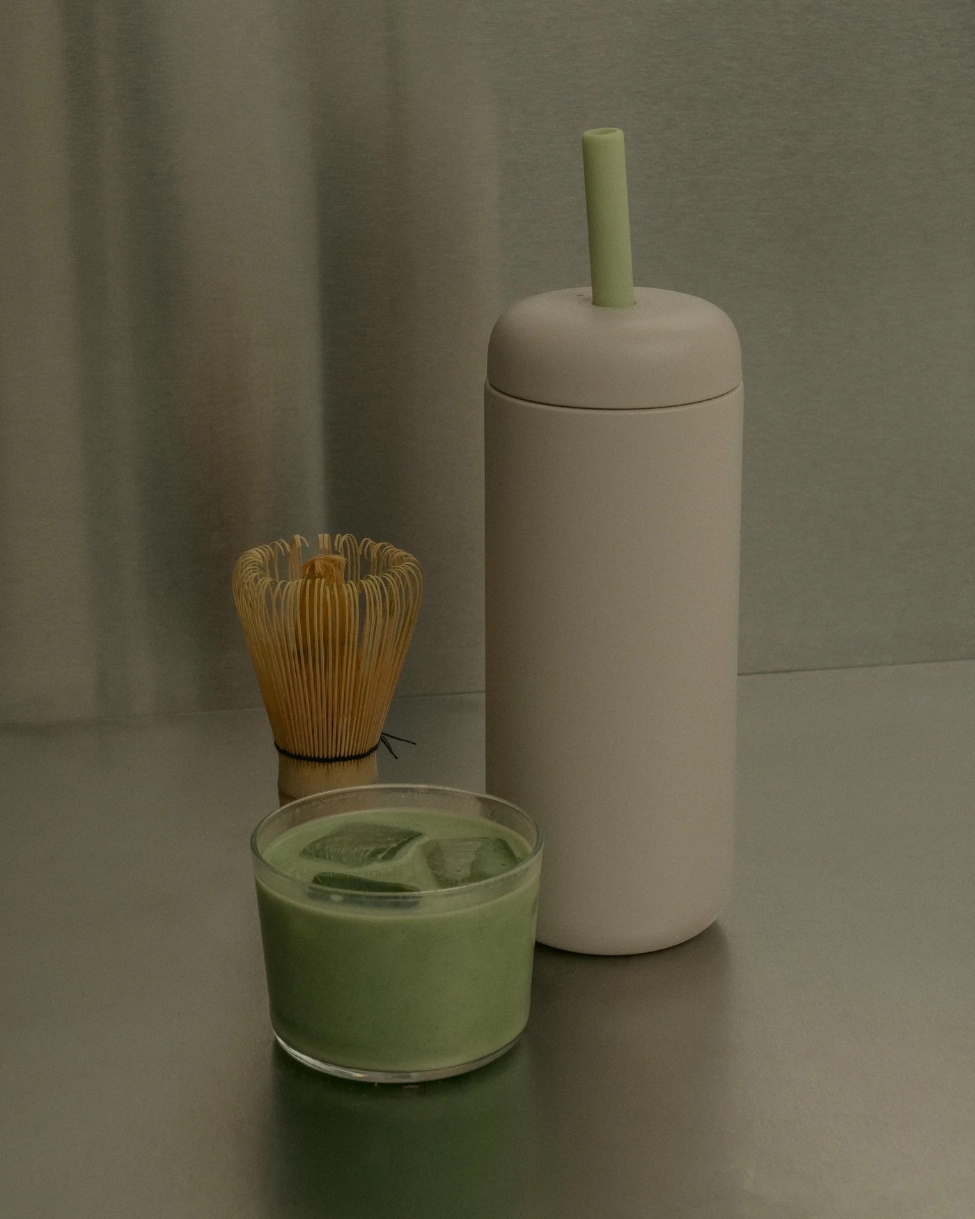 Silicone Straws, 2-Pack - Butter