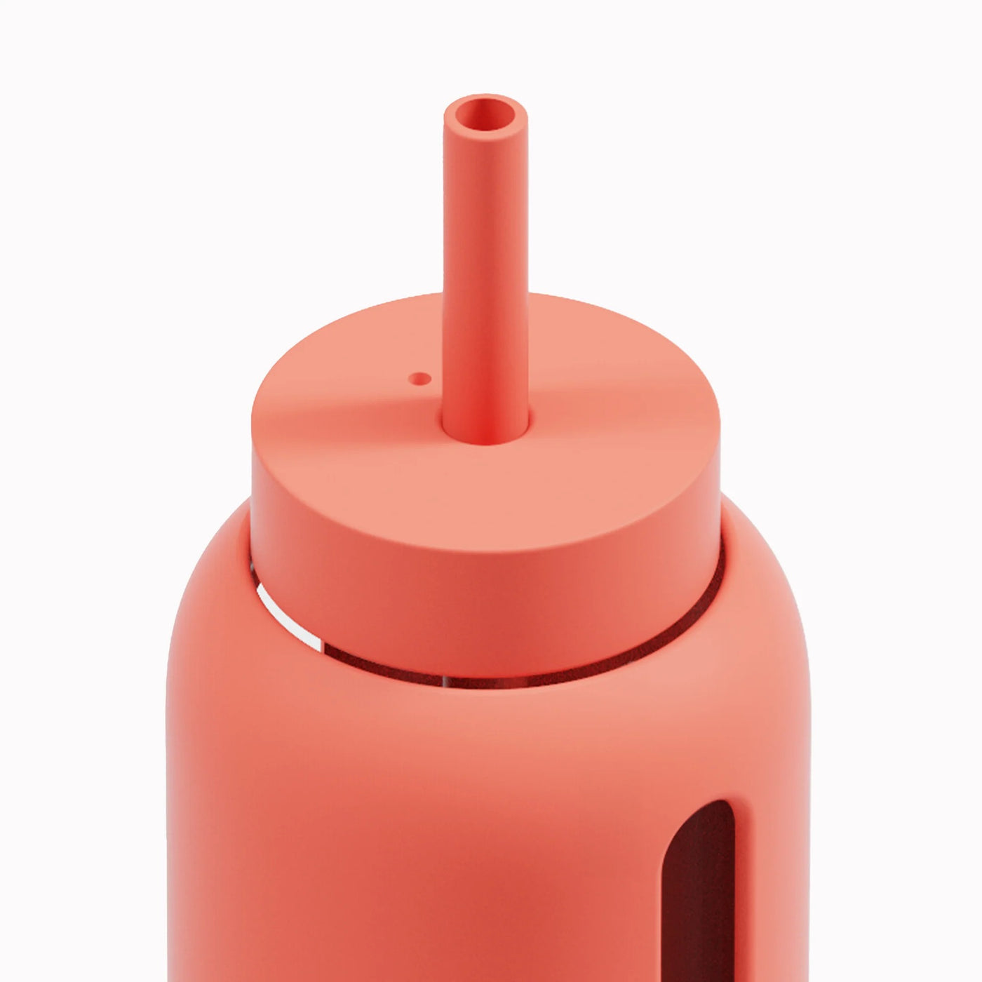 Big Bottle Lounge Straw Cap - Coral