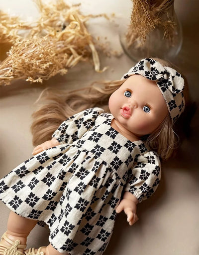Minikane + Rylee + Cru — Fiona Dress & Headband Set