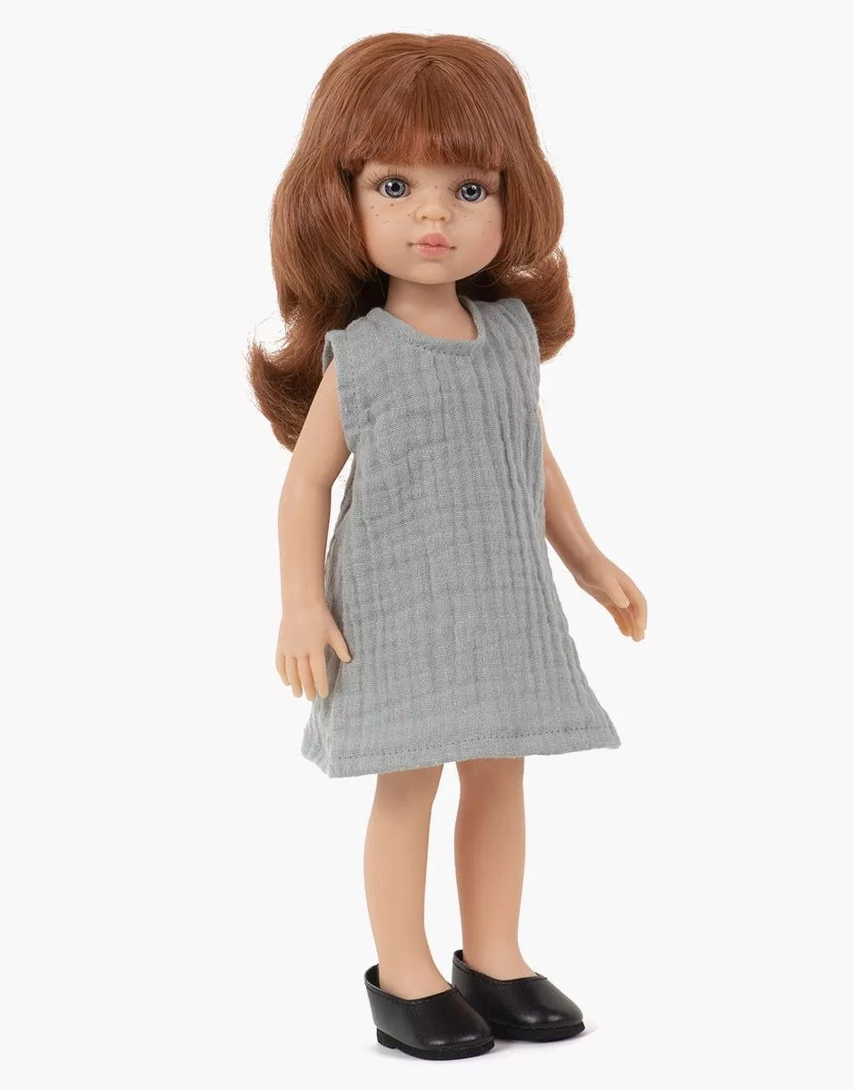 Christi in Almond Iva Dress - Amigas Doll