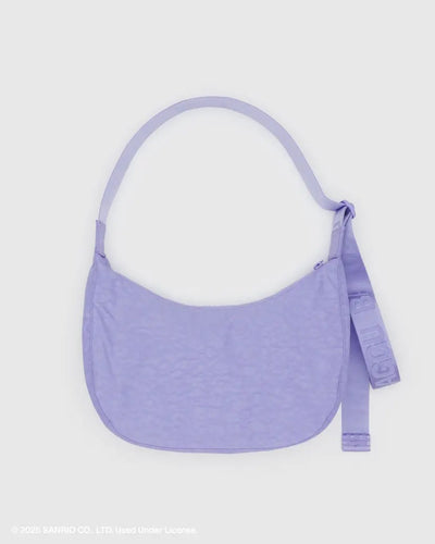 Medium Nylon Crescent Bag - Embroidered My Melody Strawberry