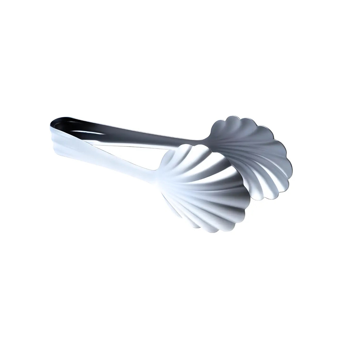 Stainless Steel Scalloped Bakery Tongs