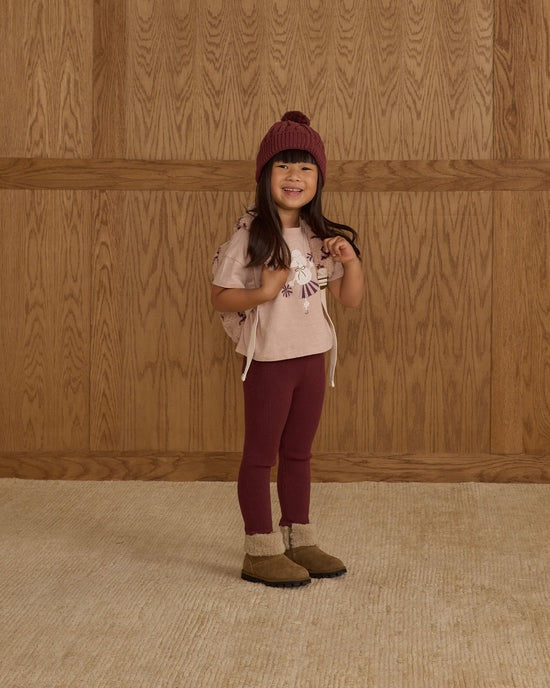 Legging - Burgundy