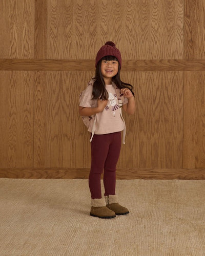 Legging - Burgundy