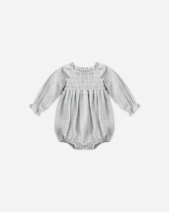 Eden Romper - Blue Gingham