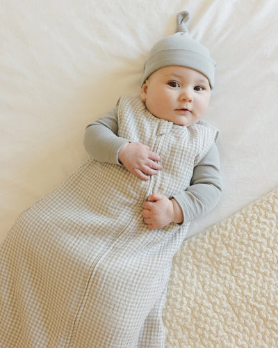 Sleep Bag - Blue Gingham