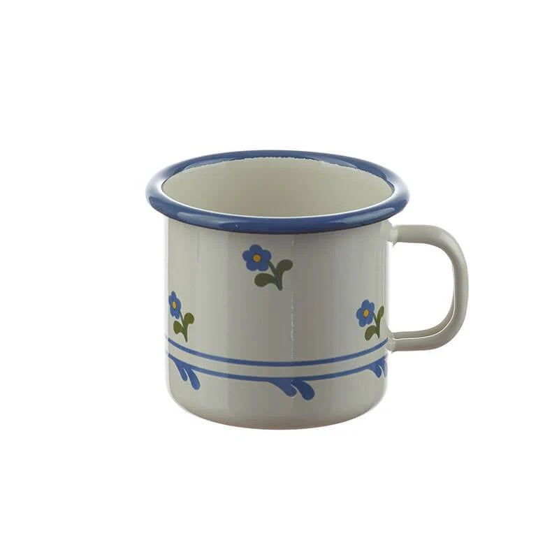 Floral Enamel Mug - 7cm