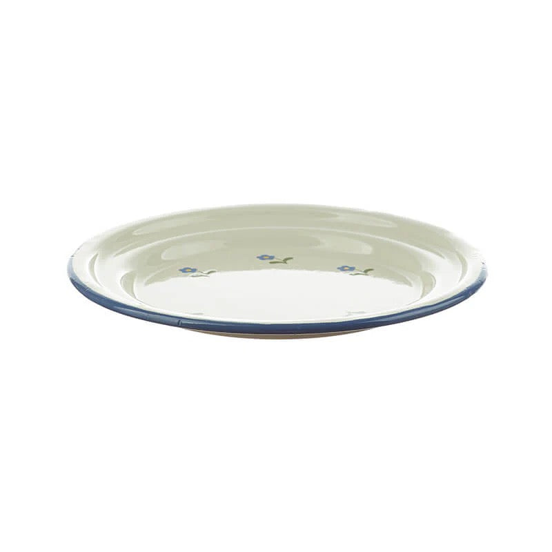 Floral Enamel Children's Plate