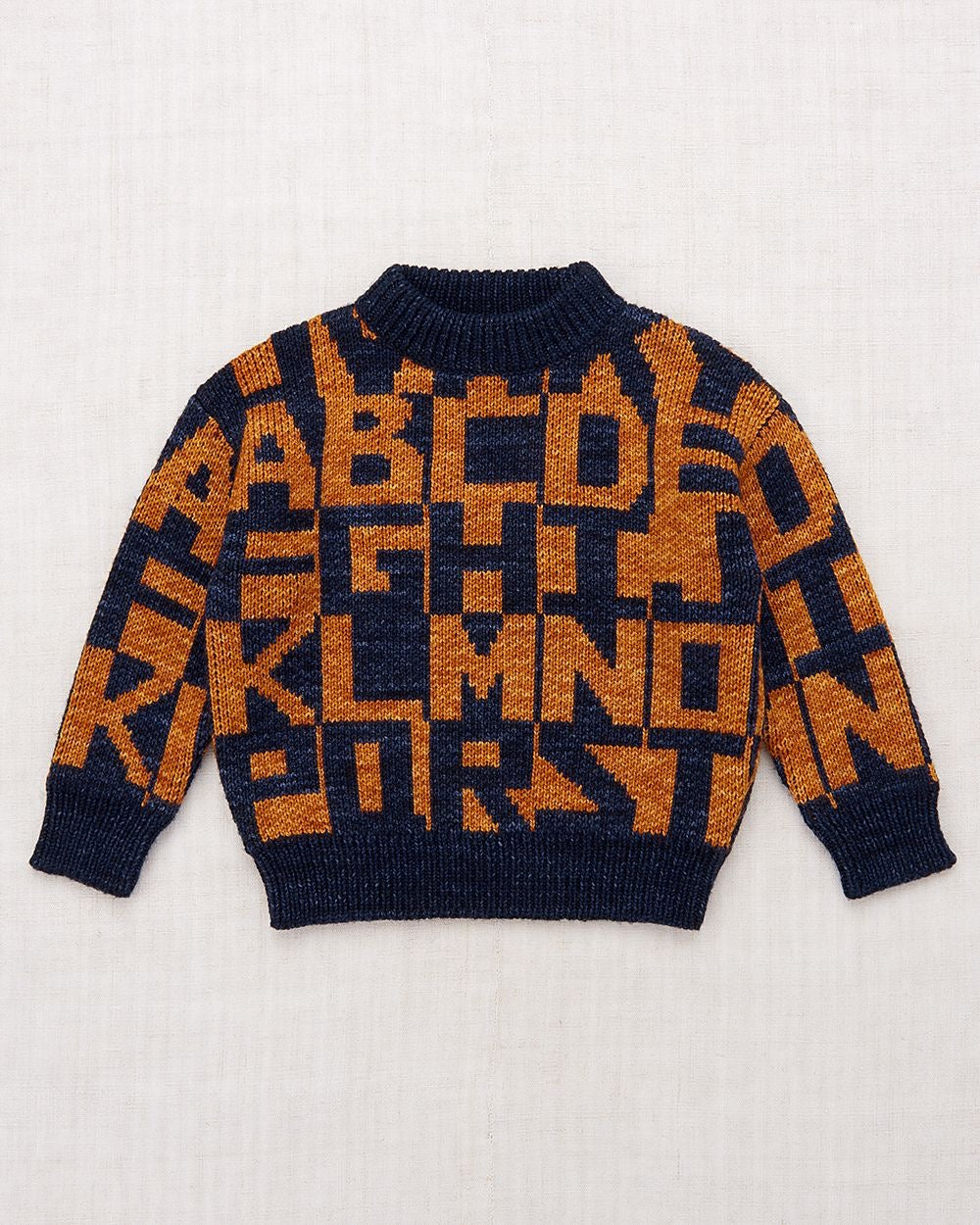 Alphabet Sweater - Ink