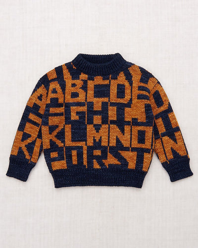 Alphabet Sweater - Ink