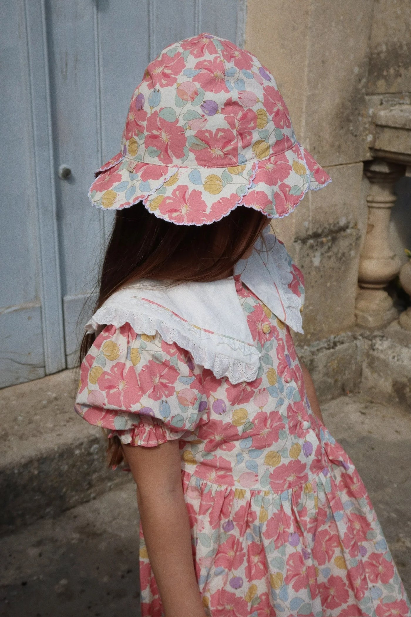 Coeur Collar Dress - Fleur Anglaise