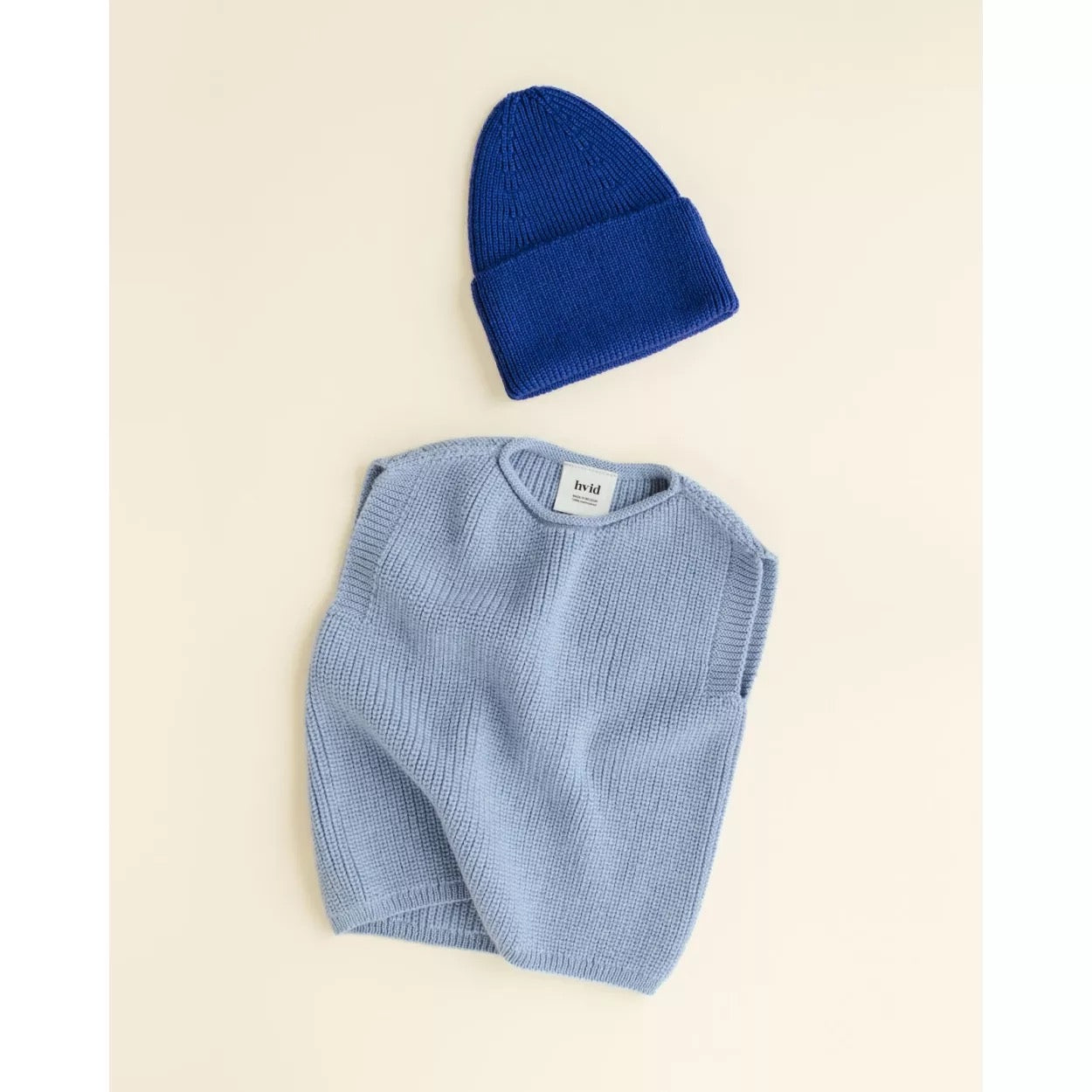 Adult Beanie Fonzie - Cobalt